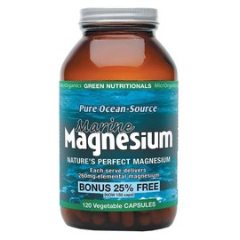 Green Nutritionals Buy Green Nutritionals Pure Ocean Source Marine Magnesium VegeCaps 260mg Capsules 120 Online
