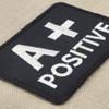 Blood Group A + Positive Iron-On Patch (without Velcro) Iron-On