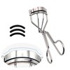 DeeBrain Eyelash Curler Eyelash Bualer (Includes 3 Replacement Rubbers) x