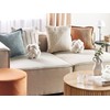 Beliani Set of 2 Modern Boucle Decorative Knot Cushion White