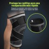 2pcs Rodilleras Elásticas Deportivas Compresion Para Gym