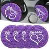 JUNAHAA Car Cup Holder Coaster, 4 Pack 2.75 Inch Diameter