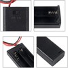 単4電池用バッテリーボックス3個、3Vバッテリーボックス（線付き）2x1.5V 単4電池ボックス AAA電池スタンド（3個）