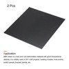 MECCANIXITY Black ABS Plastic Sheet 8 x 8 x 0.02