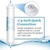 Vegebe Inline Water Filter for Ice Maker, Refrigerator, Under-Sink Reverse