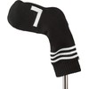 MEGA GOLF MGHC-2021 Iron Cover, Black, Line, Long Neck Socks,