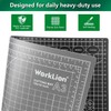 WorkLion Self Healing Cutting Mat: 12''x18'' Double Sided Craft Cutting
