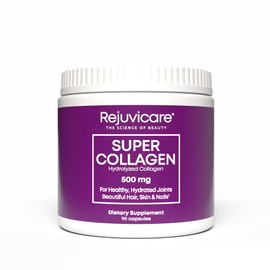 Rejuvicare Super Collagen Capsules for Beauty, Healthy Joints, Hair, Skin, & Nails, 90 Servings, Multi, (N8745)