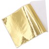 Hohopeti Golden Foil Sheets 50pcs 8x8.5cm Imitation Leaf Sheets Foil
