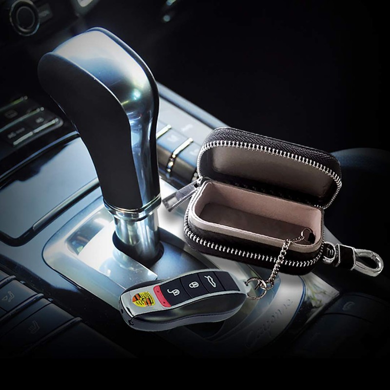 CigaMaTe Smart Key Pouch, Radio Wave Blockable, carbon fiber