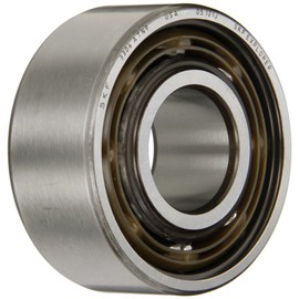 SKF 3304 ATN9 Double Row Ball Bearing, Converging Angle Design, 30° Contact Angle, ABEC 1 Precision, Open, Plastic Cage, Normal Clearance, 20mm Bore, 52mm OD, 7/8" Width, 13000 rpm Maximum Rotational Speed, 3285.0 pounds Static Load Capacity, 5310.00 pou