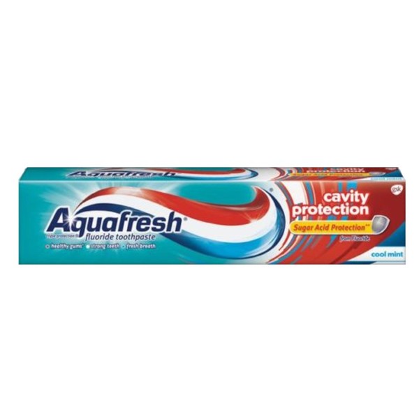 Aquafresh Cavity Protection Toothpaste Cool Mint - 5.6. Ounces (Value Pack of 3)