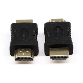 SinLoon HDMI Male to Male Adapter 19 Pin HDMI Male Type A to HDMI Male Type A M/M Extender Adapter Converter Coupler Connector for HDTV (Gold Plated 2 Pack)