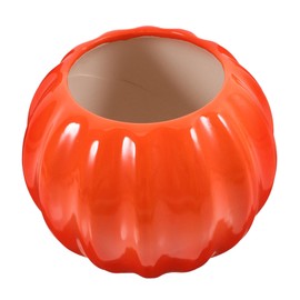 Generic Pumpkin Shape Ceramic Vase Decor Artistic Floral Arrangement Vase for Home Aesthetic Decor Durable and Odorless for Living Room and Dining Table
