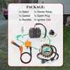 Stator & Relay Ignition Coil Regulator Rectifier w/Gasket for Yamaha