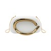 ARTLUXE Acrylic Clutch Purses with Metal Handle Women's Evening Bag