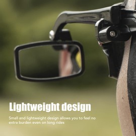 Espejo para Casco de Bicicleta, Espejo Retrovisor para Casco de Bicicleta Ligero Ajustable de Múltiples ángulos para Ciclismo, Accesorios de Ciclismo Espejo para Casco de Bicicleta