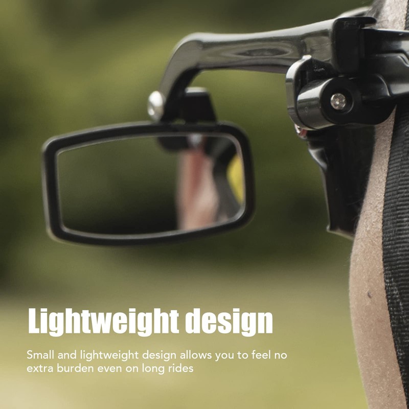 Espejo para Casco de Bicicleta, Espejo Retrovisor para Casco de