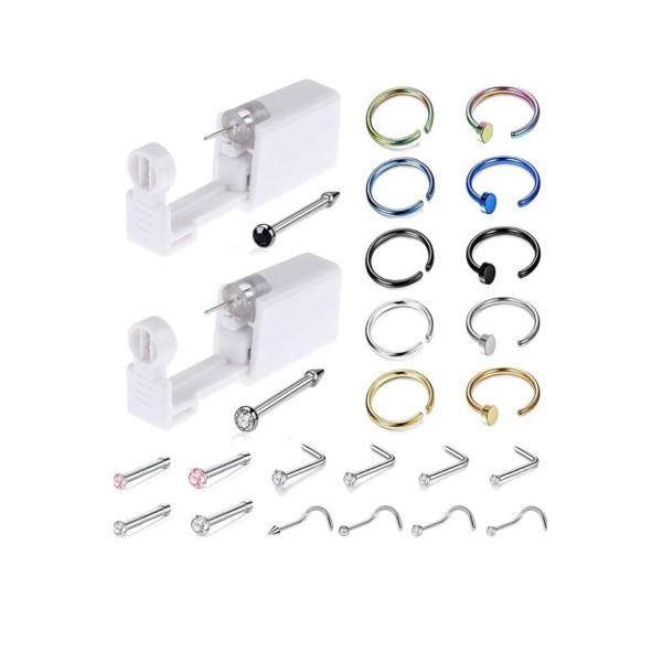Jcpnly Jconly Nose Piercing Kit - Disposable Safety Nose Piercing