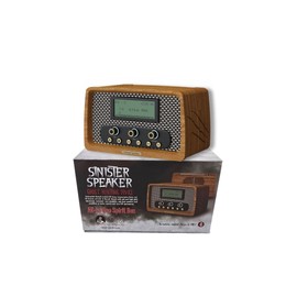 Sinister Speaker Spirit Box – Dual EVP Recorder & Bluetooth Ghost Box | Paranormal Activity Detector with AM/FM/SW Sweep | Vintage-Inspired Design
