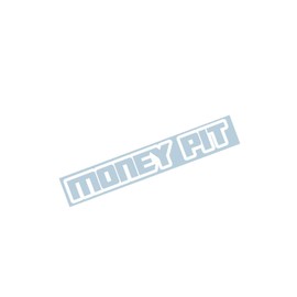 Xpin Graphics Money Pit Outline Funny Windshield Banner Decal Sticker 23"
