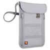 Lewis N. Clark RFID Neck Stash, Gray, One Size, RFID