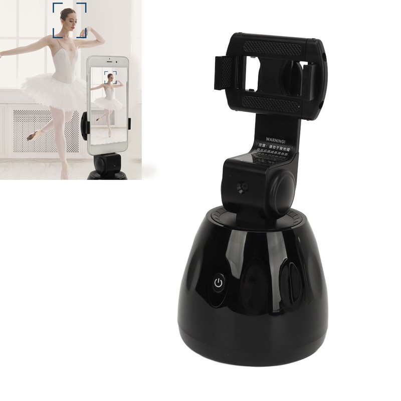Auto Face Tracking Phone Holder 360 Degree Rotation Face Body