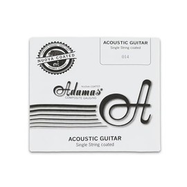 Adamas Nuova Acoustic Guitar Strings with Solid Brass Ball End .014"/0.36 mm