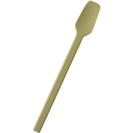 Carrotez Small Silicone Spoon, Mini Spatula, Small Spatulas for Kitchen Use, Spoonula, Perfect for Eating, Stirring, Spreading, 7.3", 1 pc - Olive Green