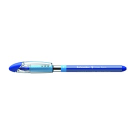 Schneider Slider Basic F (Fine), Ballpoint Pen, Box of 10 Pens, Blue Ink (151003)