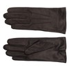 EEM Ladies Soft Italian Leather Gloves Soft Fleece Lined Three