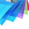 Rapesco 0700 ID Popper Wallet, A4+, Bright Transparent Colours, Pack