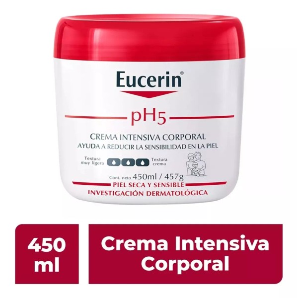 Eucerin Crema Corporal Eucerin Intensiva Ph5 Piel Seca y sensible 450 ml