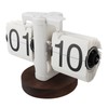 Flip Desk Clock Retro Single Sided Battery Powered Retro Vintage