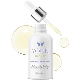 YOUN Beauty Sérum Facial Con 20 De Vitamina C, Ácido Hialurónico, Ácido Ferúlico Y Vitamina E, Del Cirujano Plástico Holístico Dr. Anthony Youn...    