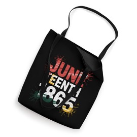 Juneteenth 1865 Freedom Day History Month Graphic Tote Bag