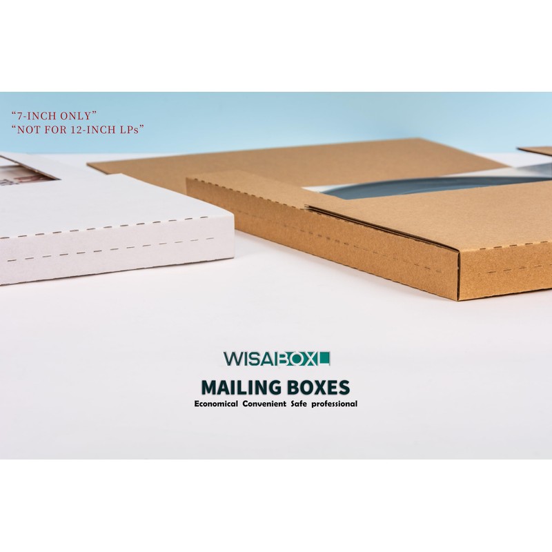 Wisaiboxl 7 Inch 45 RPM Record Mailers (NOT for 12"
