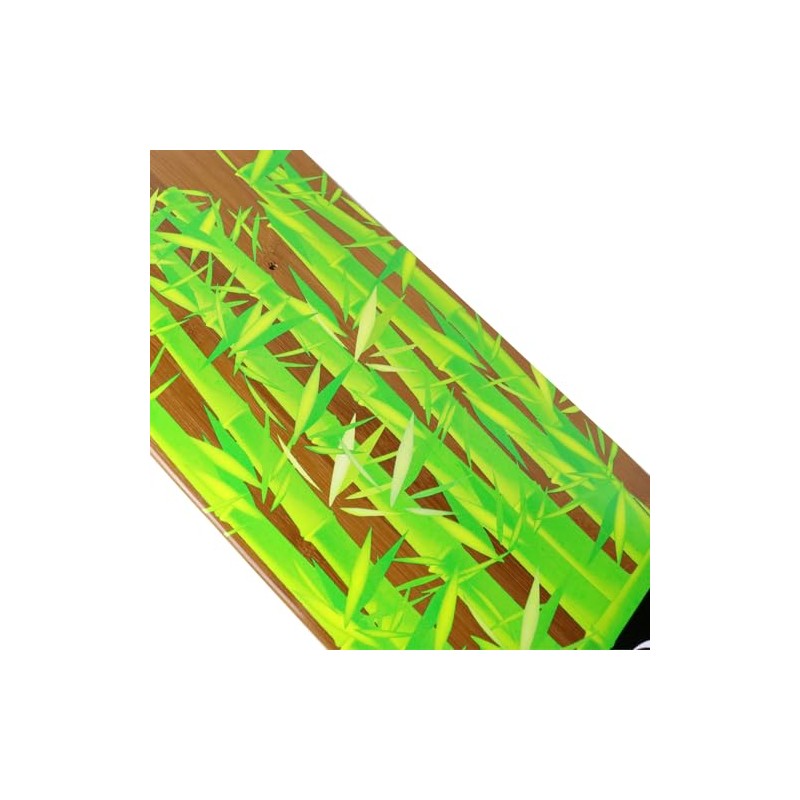 Moose Skateboard Deck Bamboo Leaves 8.0"