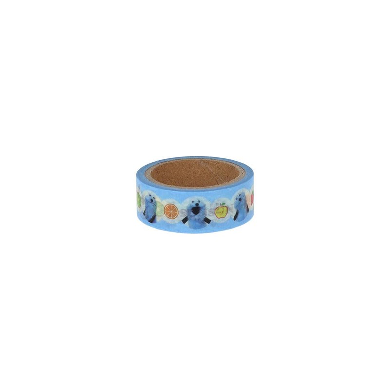 Sun-Star Stationery Puppet Sun-Sun Goods Masking Tape 15mm Width Fruit