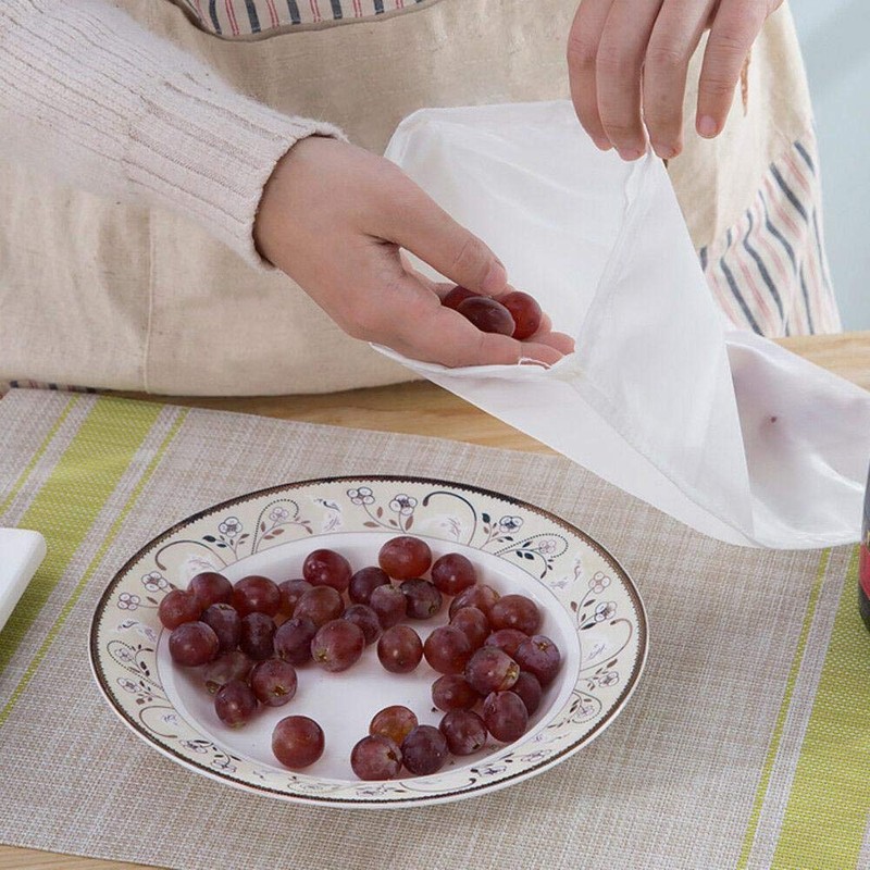 3Pcs Reusable Filter Bags Mesh Nylon Bags for Nut Milk,