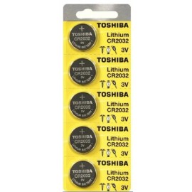 Toshiba 5 x New Original Toshiba CR2032 CR 2032 3V LITHIUM BATTERY BR2032 DL2032 Remote