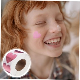 Minkissy Love Heart Stickers 500pcs Tanning Stickers Perfect for Parties Banquets Stores