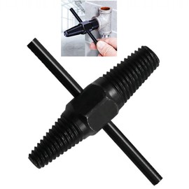 Szliyands Screw Extractor- Dual-use Water Pipe Screw Removal Tool Broken Bolt Remover for 1/2 Inch 3/4 Inch Pipes Valve Faucet, Easy Out Stripped Screw and Damaged Bolt Extractor for Damaged Or Broken Screws