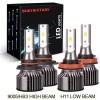 SHENKENUO For Peterbilt 579 389 Upgrade LED Combo Bulbs Headlight