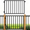 48" W x 36" H Outdoor Deck Railing Kit, Black
