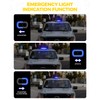 Xprite Amber Rooftop Emergency Strobe Light Bar, Beacon Safety Flashing