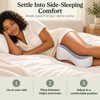 Memory Foam Leg Knee Pillow For Side Sleeping Support Pillow