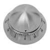 Mechanical Timer Round Clear Number Scale Anti Slip Base Stainless