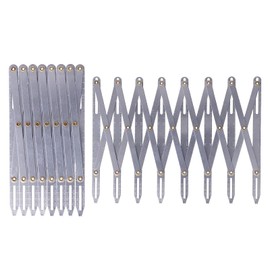 Aluminum Sewing Gauge,Expanding Sewing Gauge,Adjustable Length Equal Ruler Multifunctional Crafting Sewing Gauge Ruler Anti Rust DIY Curtain Accessories for Pleats,Folds