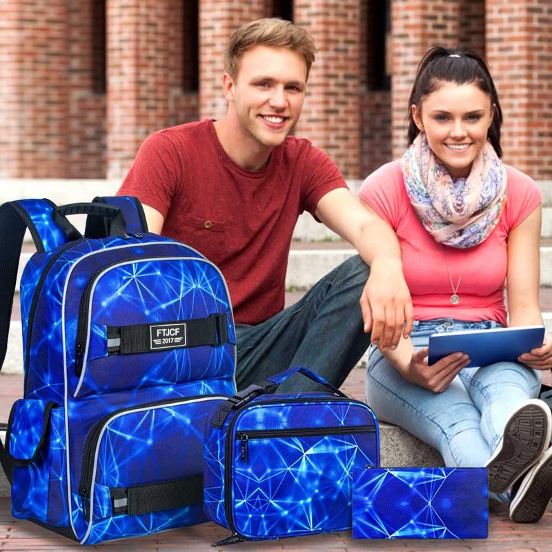 Laptop Backpack, 17 Inch School Bag College Bookbag Set, Water